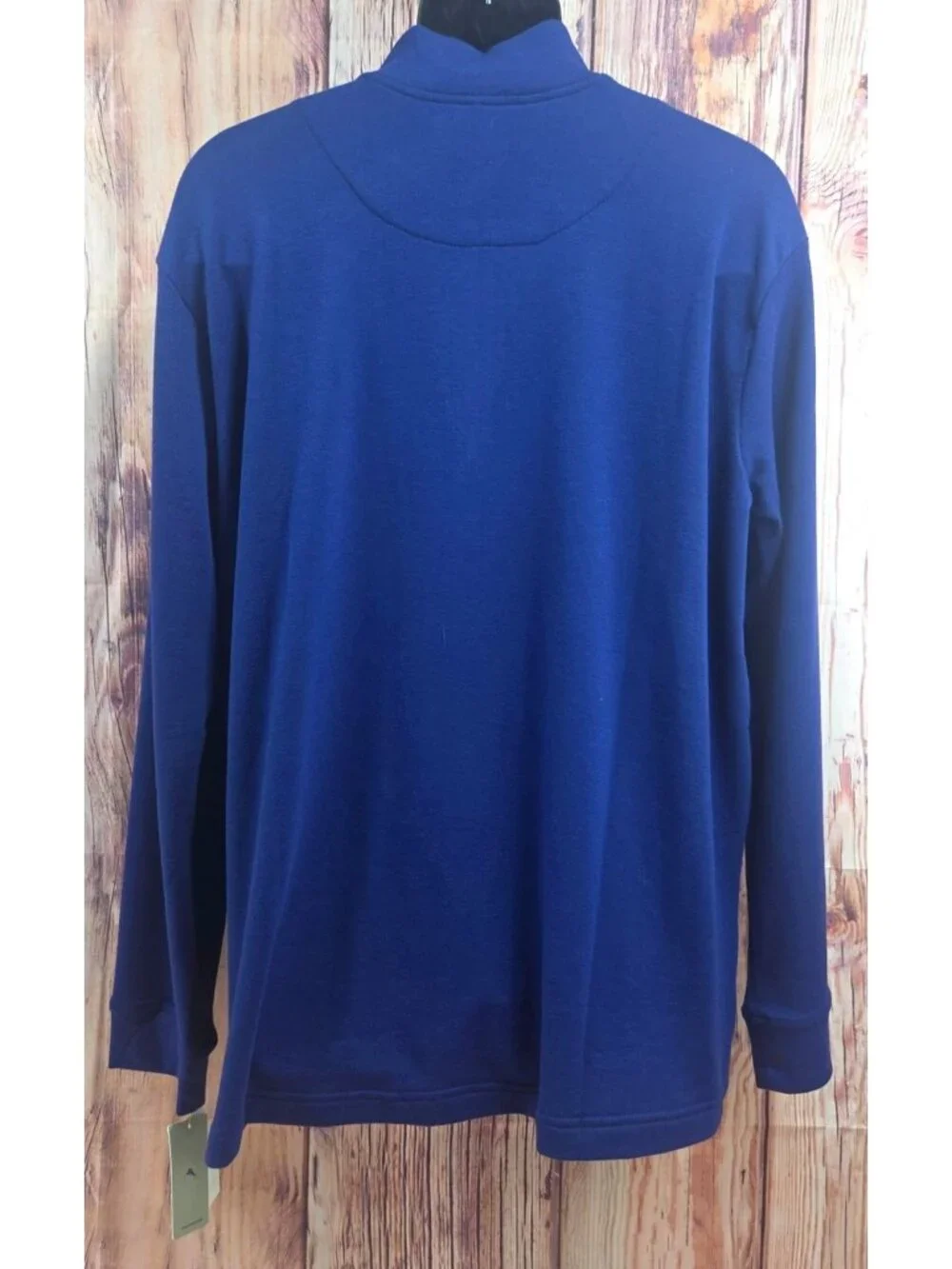 Tommy Bahama Mens Navy Blue Quarter Zip Sweater Large NWT